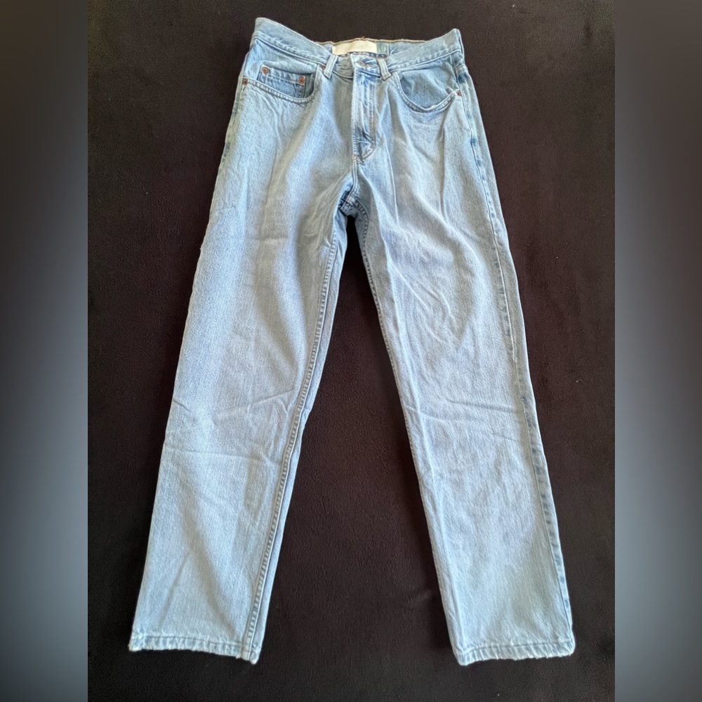 Gap Men’s Vintage 90’s Relaxed Fit Light Blue Denim Jean 31X32 Zip Fly